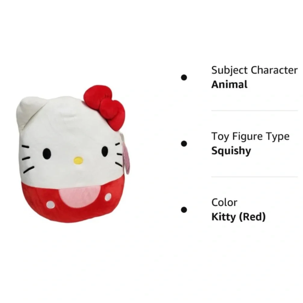 Squishmallow Official Hello Kitty Stuffed Plush Toy Animal. - Picture 2 of 11